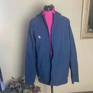 Mountain Hardwear Men's Navy Windbreaker Jacket